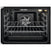 Thumbnail Zanussi ZCK66350BA Dual Fuel Double Oven Cooker with Gas Hob- 40157567549663