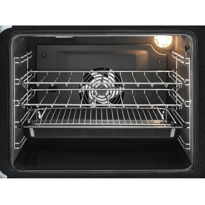 Zanussi ZCV46250XA 55cm Electric Cooker with Ceramic Hob - Stainless Steel | Atlantic Electrics