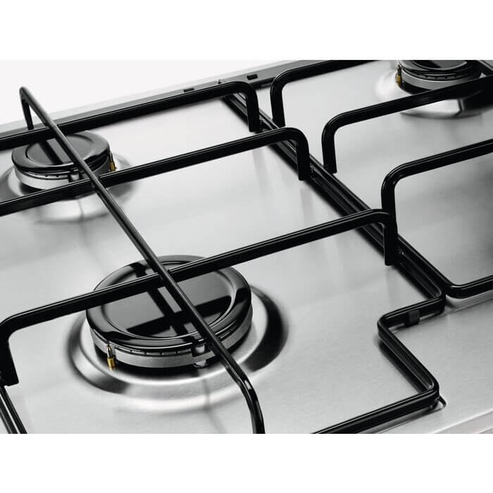 Zanussi ZGNN640X Gas Hob - Stainless Steel | Atlantic Electrics - 39838229037279 