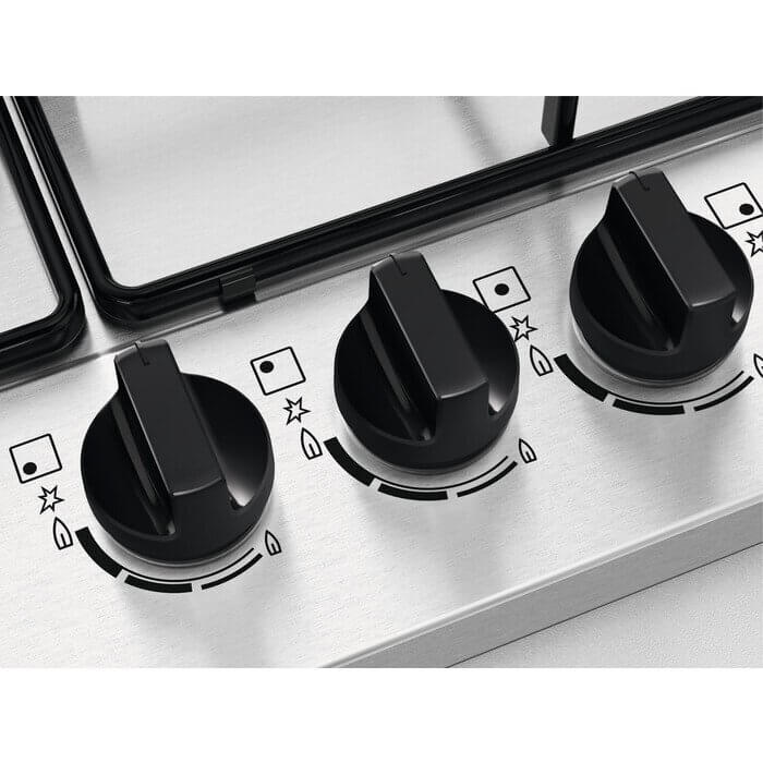 Zanussi ZGNN640X Gas Hob - Stainless Steel | Atlantic Electrics