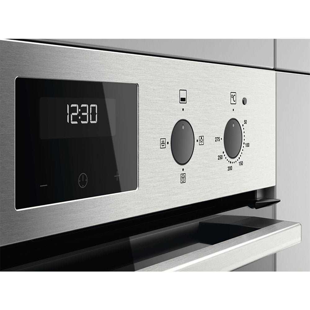 Zanussi ZKCXL3X1 Built In Double Oven Electric - Stainless Steel | Atlantic Electrics - 39478563963103 