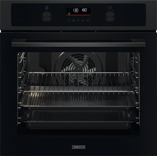 Zanussi ZOPNA7KN Built In Single Oven Electric - Black | Atlantic Electrics