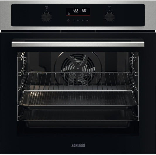 Zanussi ZOPNA7XN Built In Single Oven Electric - Stainless Steel | Atlantic Electrics